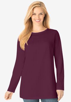 Perfect Long-Sleeve Crewneck Tee