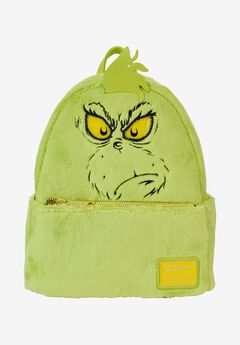Loungefly x Dr. Seuss The Grinch Light-Up Plush Mini Backpack Cosplay
