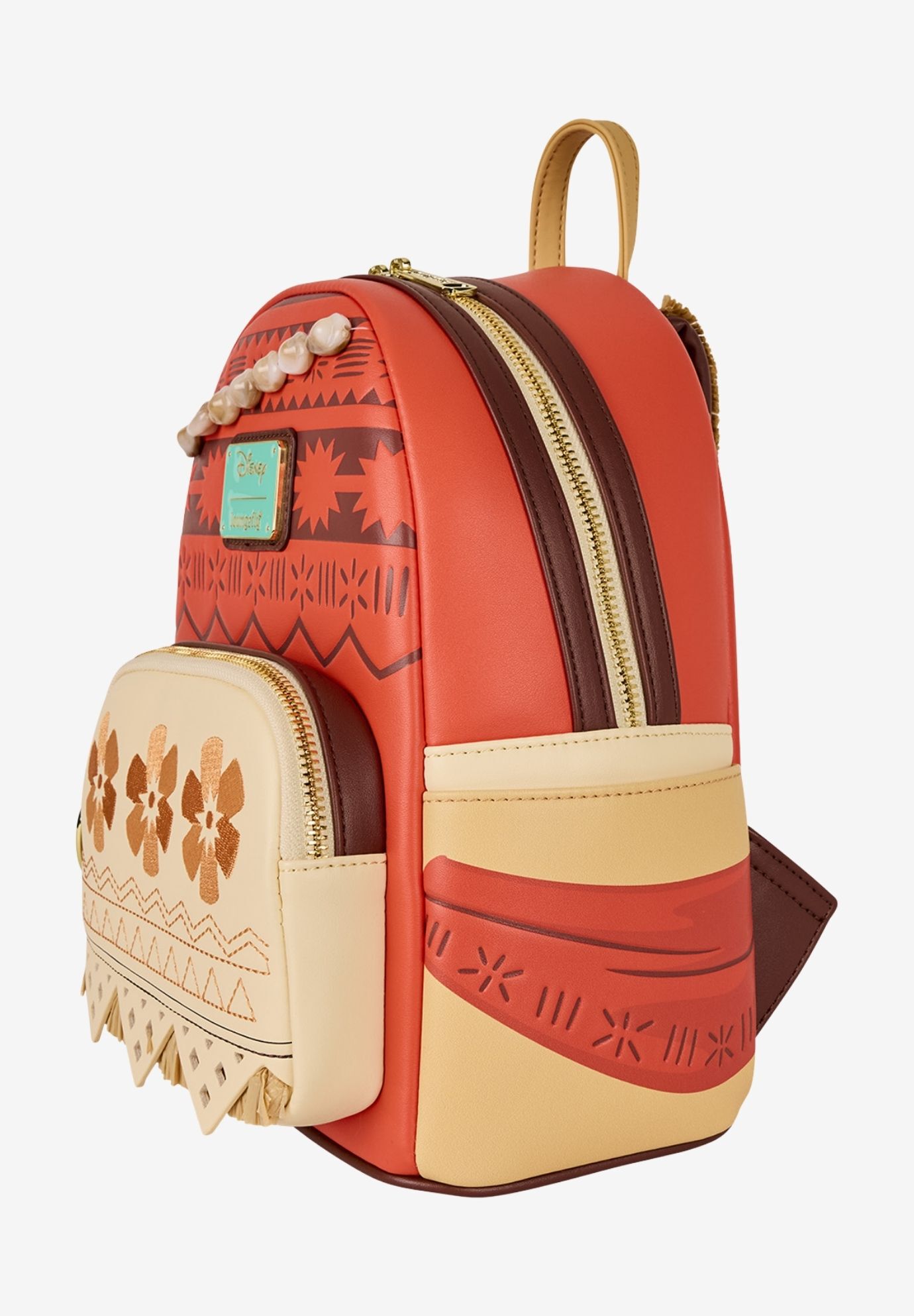 Loungefly x Disney Moana Cosplay Mini Backpack, BROWN, alternate image number 4