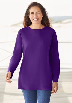 Perfect Long-Sleeve Crewneck Tee