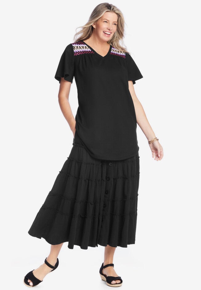 Gauze Skirt, , alternate image number null