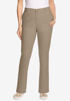 Plus Size Casual Chinos
