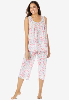 Plus Size Sleeveless Cotton Tops
