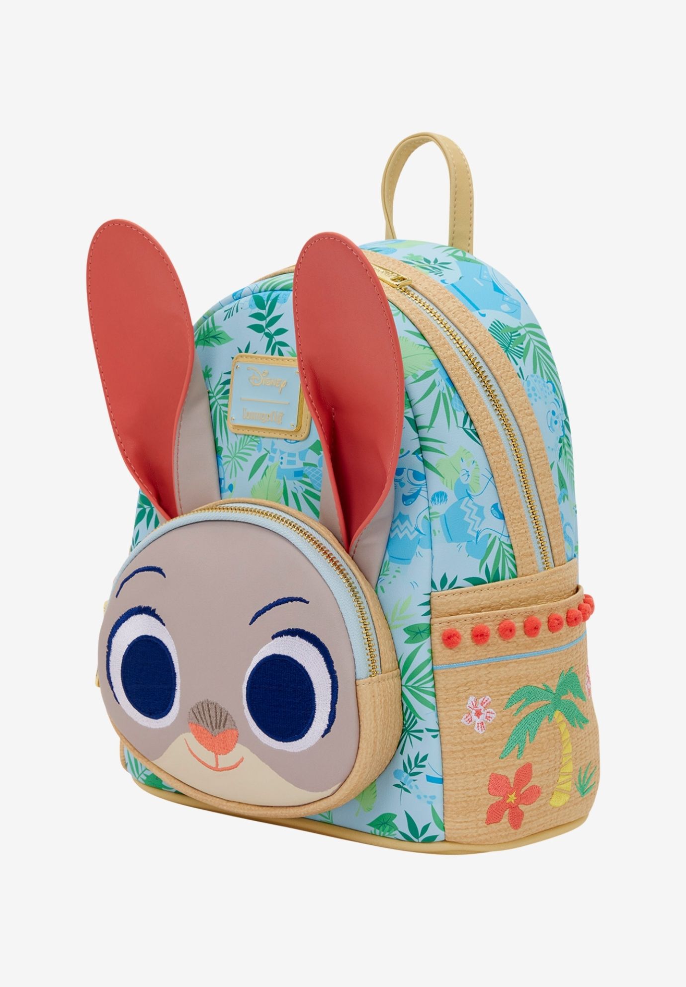 Loungefly Disney Zootopia 2 Judy Hopps Mini Backpack Handbag, BLUE, alternate image number 2
