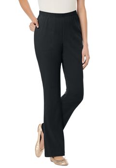 Plus Size Pull On Black Pants