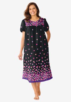 Short Print Shirred Lounger