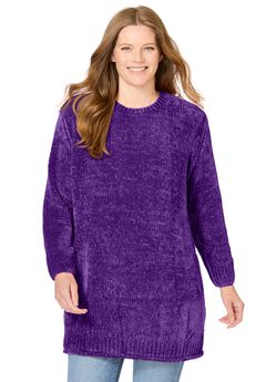 Crewneck Chenille Sweater