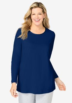 Satin Trim Sleep Tee