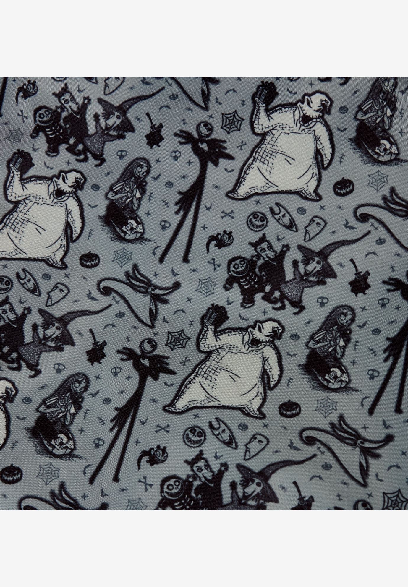 Loungefly x Disney The Nightmare Before Christmas Backpack Full Size Nylon, BLACK, alternate image number 3