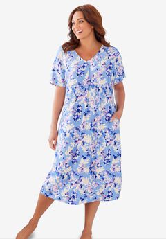 Plus Size Blue Nightgowns