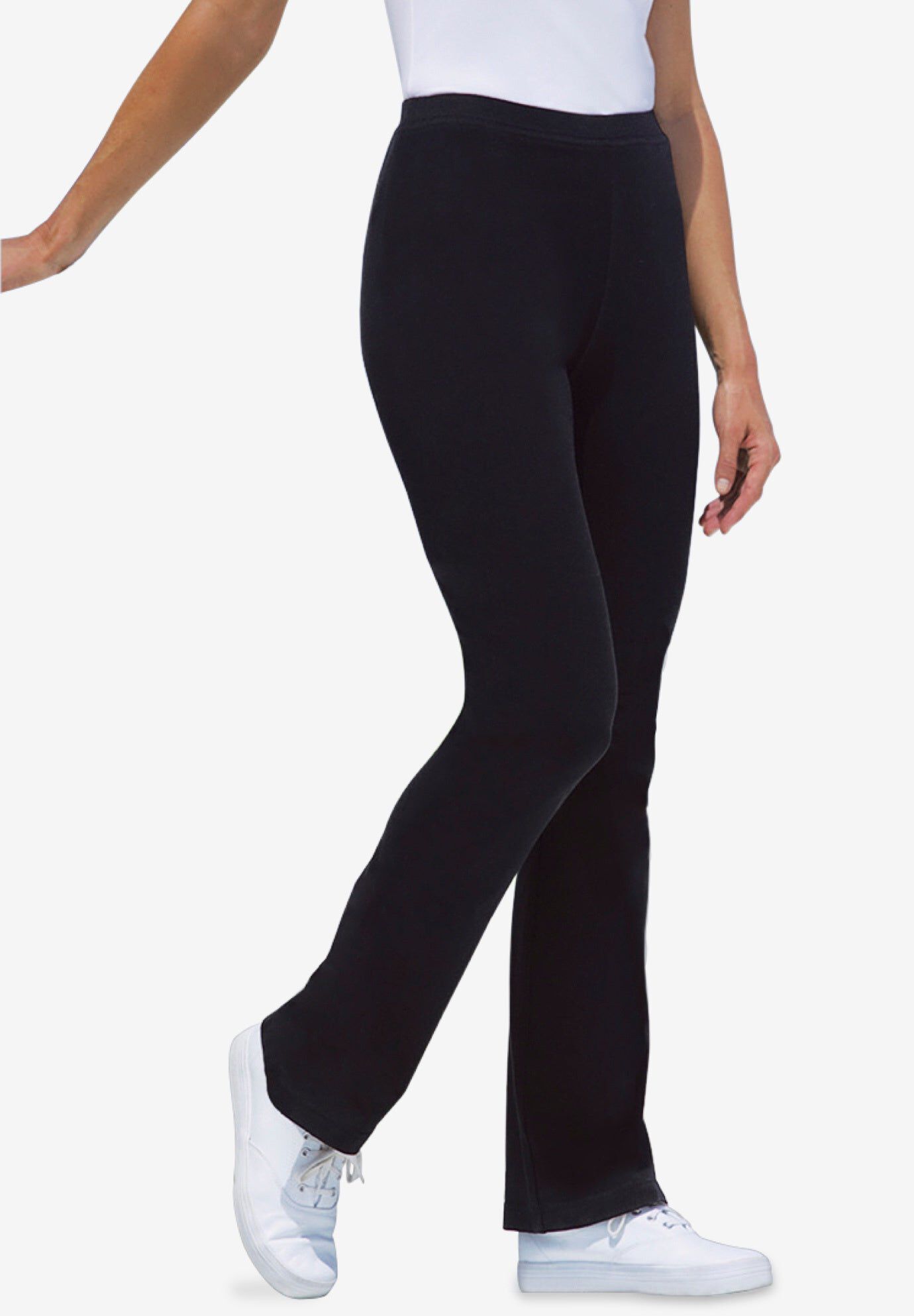 Stretch Cotton Legging | Woman Within