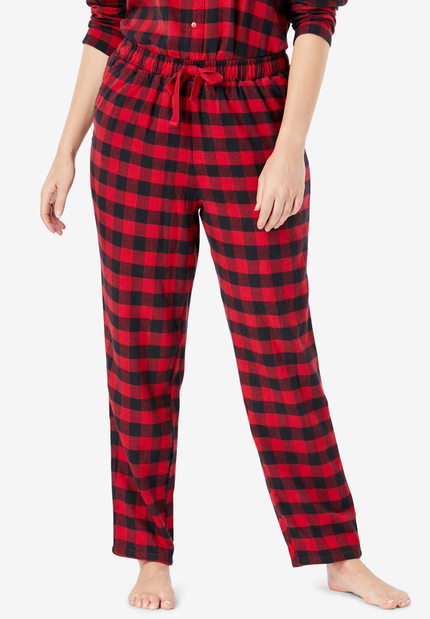 Plus Size Flannel Pajamas for Women 