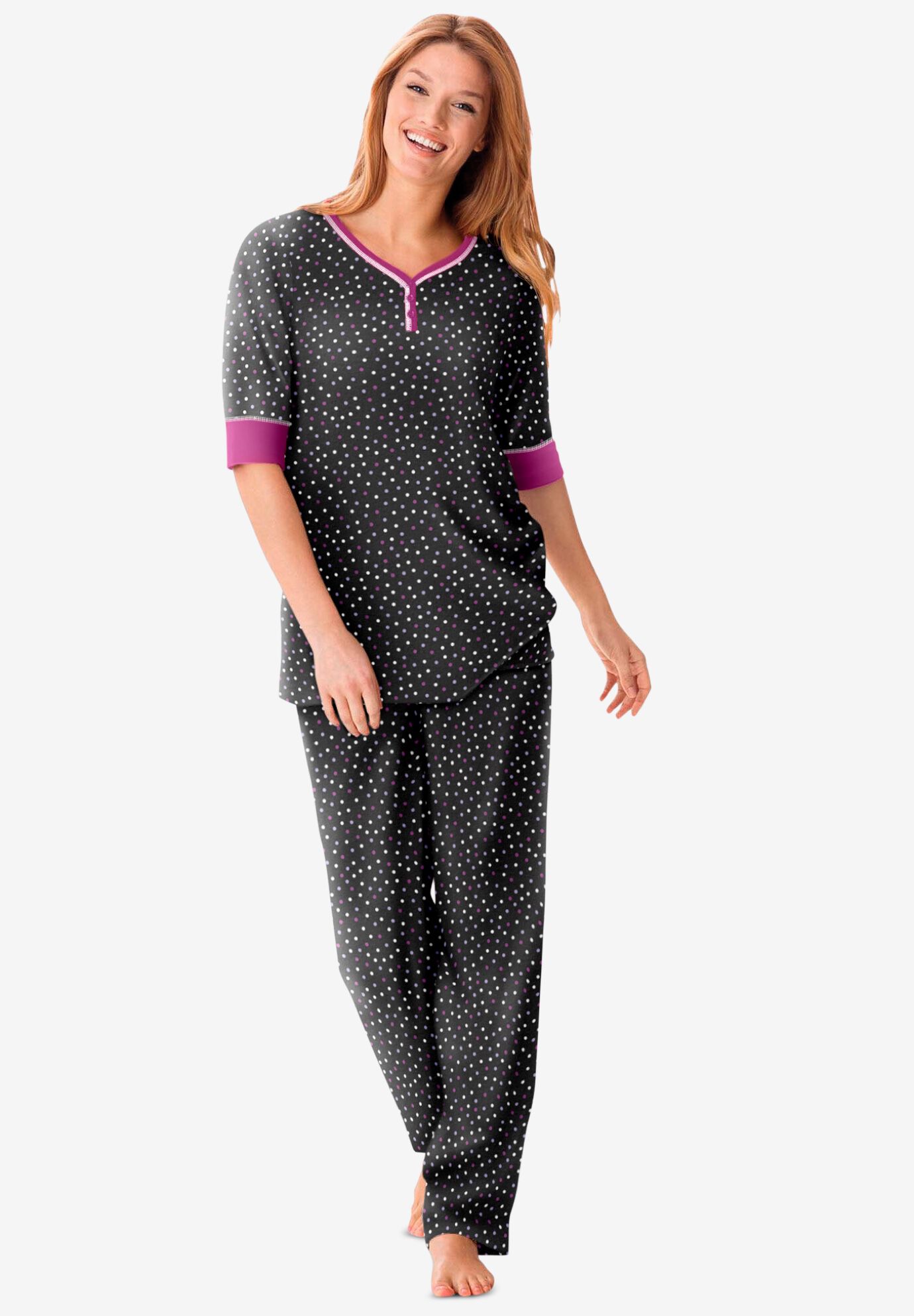 Womens plus size cotton pajamas sets Clearance