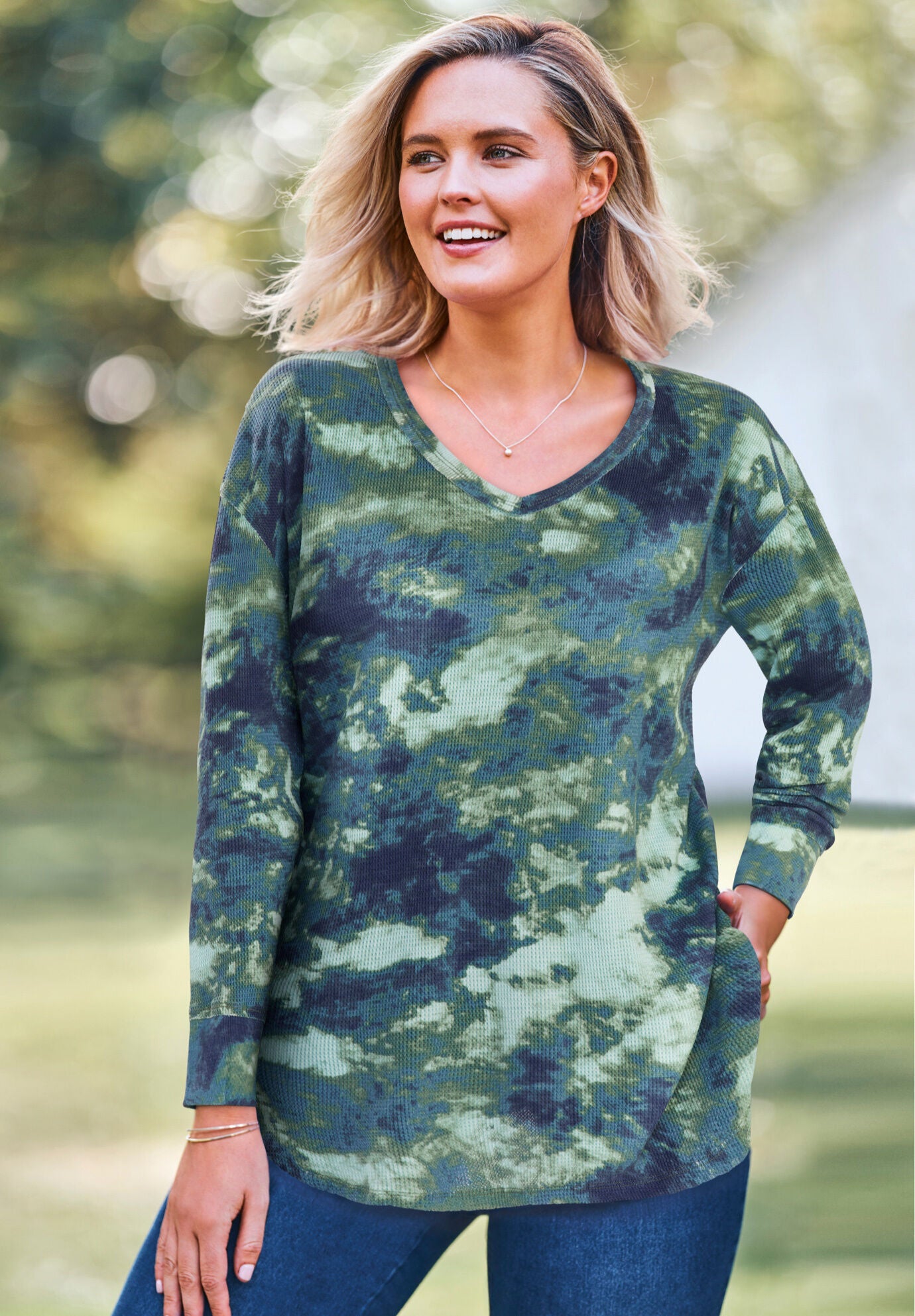 woman within thermal tops