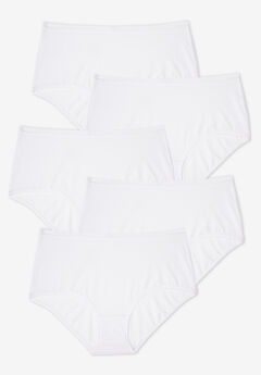 Comfort Choice® Full Coverage Stretch Cotton Brief 5-Pack
