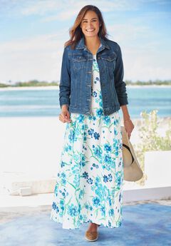 Sleeveless Crinkle Dress