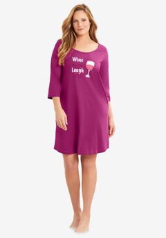 Avenue Body Three-Quarter Sleeve Sleepshirt