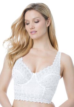 Amoureuse® Longline Embroidered Bra