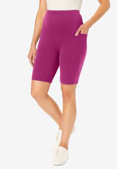 Stretch Cotton Pocket Bike Short