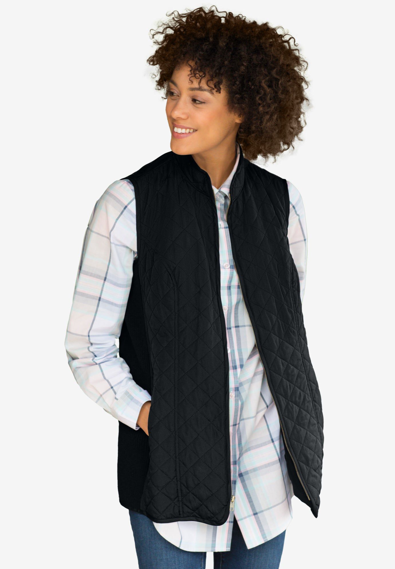 OBSIDIAN オブシディアン LIMONTA QUILTING VEST Nylon Cire Holladay Vest with Stretch Panels | Turtleson – turtleson