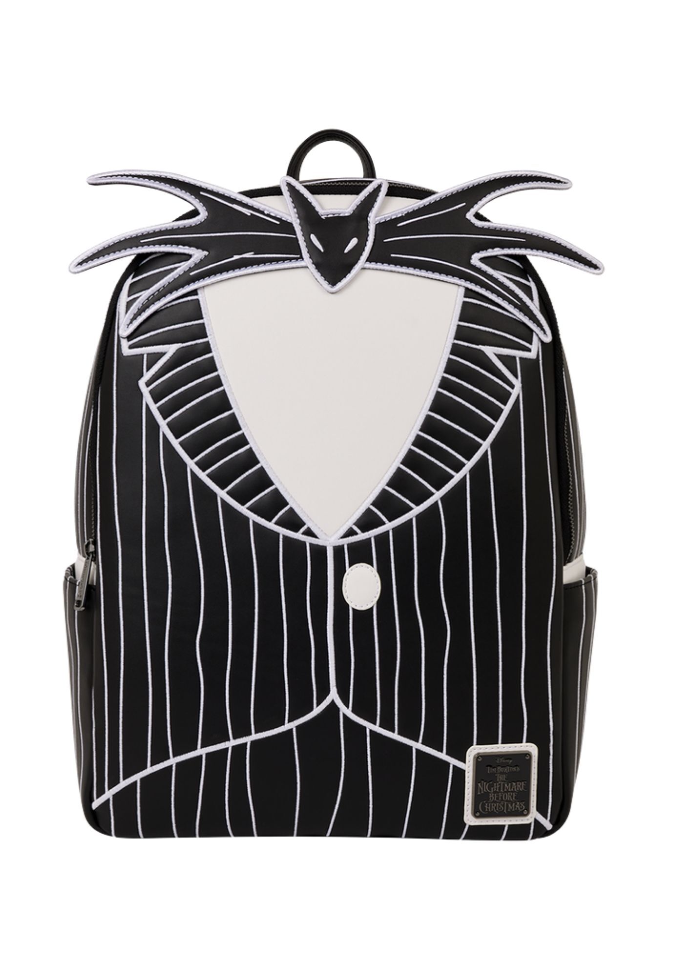 Loungefly x The Nightmare Before Christmas Jack Skellington Full-Size Backpack Glow, BLACK, hi-res image number 0