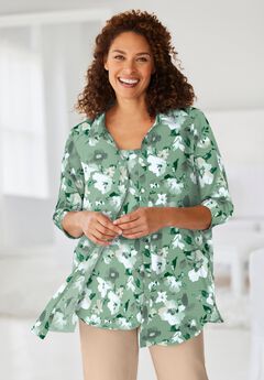 Plus Size Long Sleeve Shirts