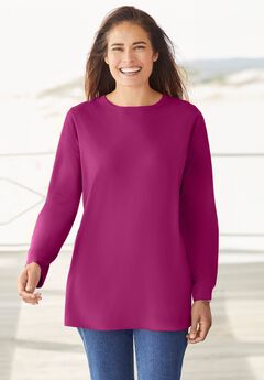 Perfect Long-Sleeve Crewneck Tee