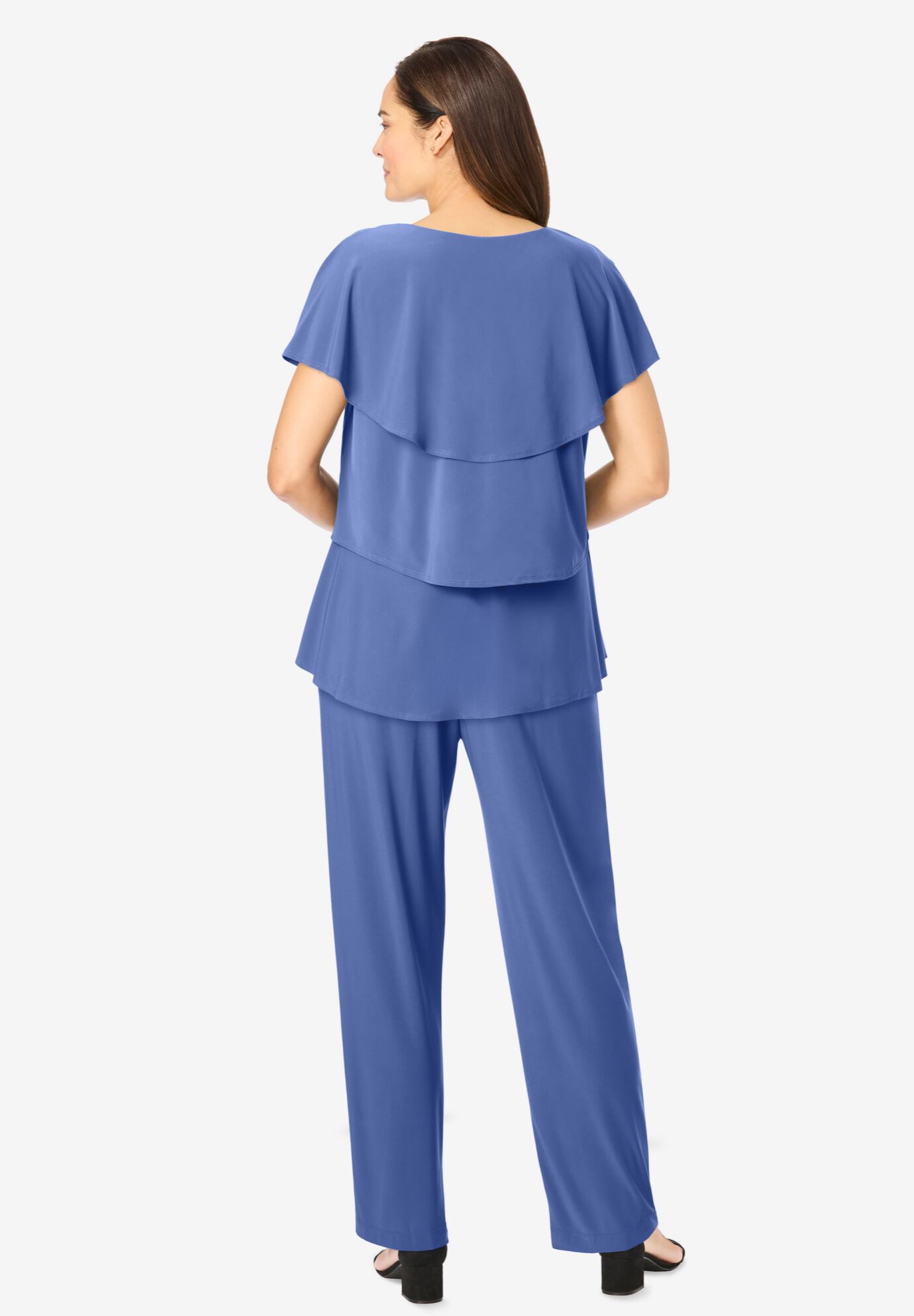 Tiered Pant Set, PERIWINKLE, on-hover image number 1
