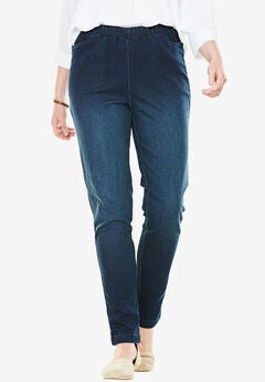 Straight Leg Fineline Denim Jean