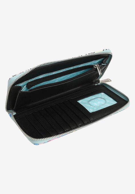 Loungefly x Disney Women's Zip Around Wallet Princess & Villains, , alternate image number null