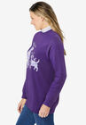 Layered-Look Sweatshirt, , alternate image number null