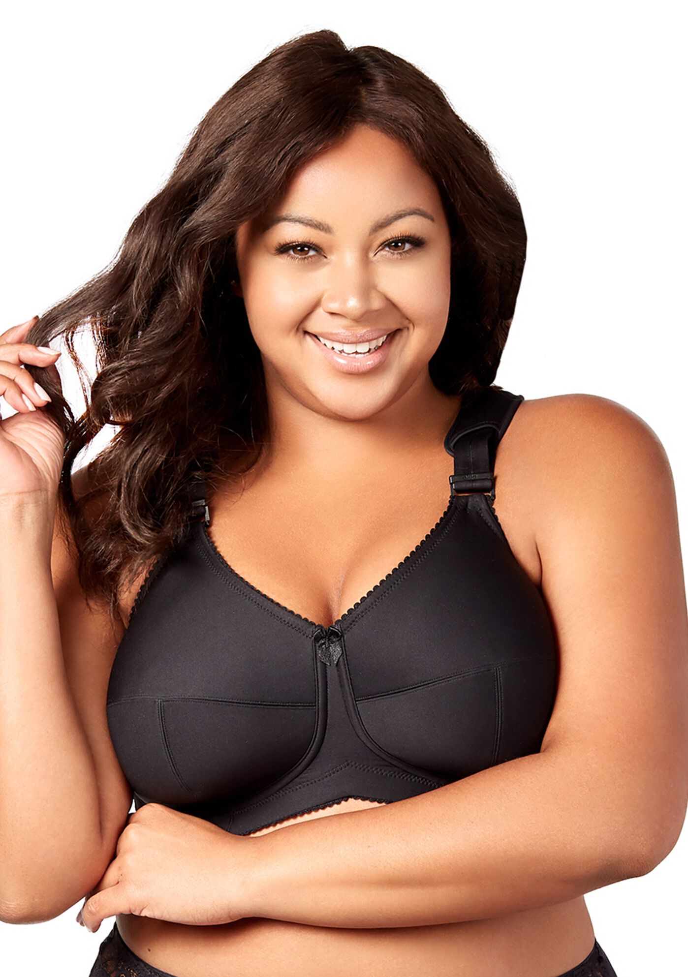 Simple Curves Softcup Bra 1505, BLACK, hi-res image number 0