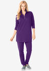 2-piece fleece sweatshirt set, RADIANT PURPLE, hi-res image number null