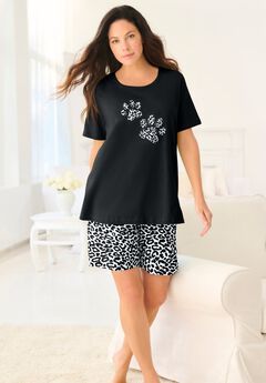 Plus Size Black Pajamas