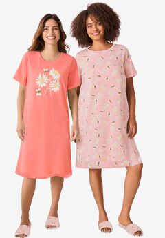 2-Pack Short-Sleeve Sleepshirt