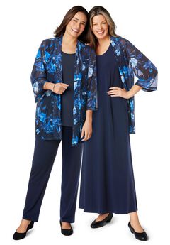 4-Piece Jacket/Tank/Dress/Pant Set