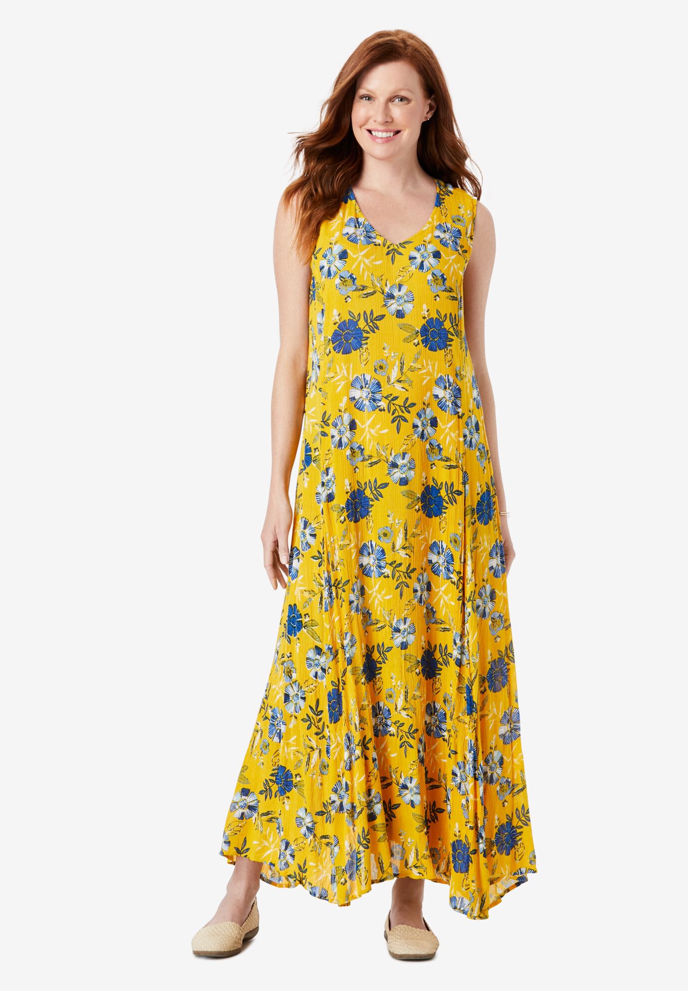 Woman within casual dresses outlet