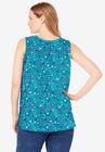 Perfect Printed Scoopneck Tank, , on-hover image number null