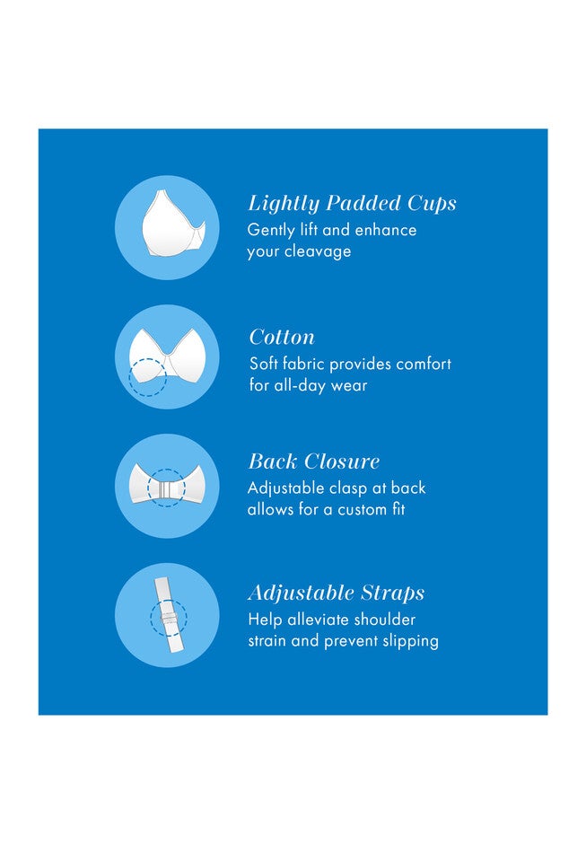 Bestform 5006238 Patterned Wireless Cotton Bra With Light Padding, , alternate image number 3
