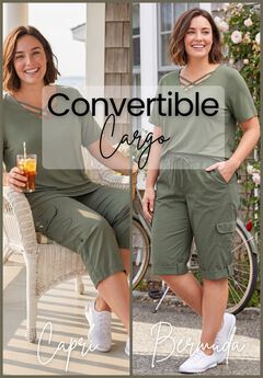 Convertible Length Cargo Capri/Bermuda