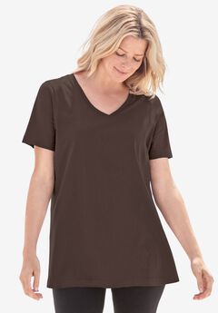 Perfect Short-Sleeve V-Neck Tee