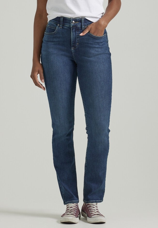 Ultra Lux Comfort With Flex Motion Stright Leg Jean Jean, GREET THE DAY, hi-res image number 0