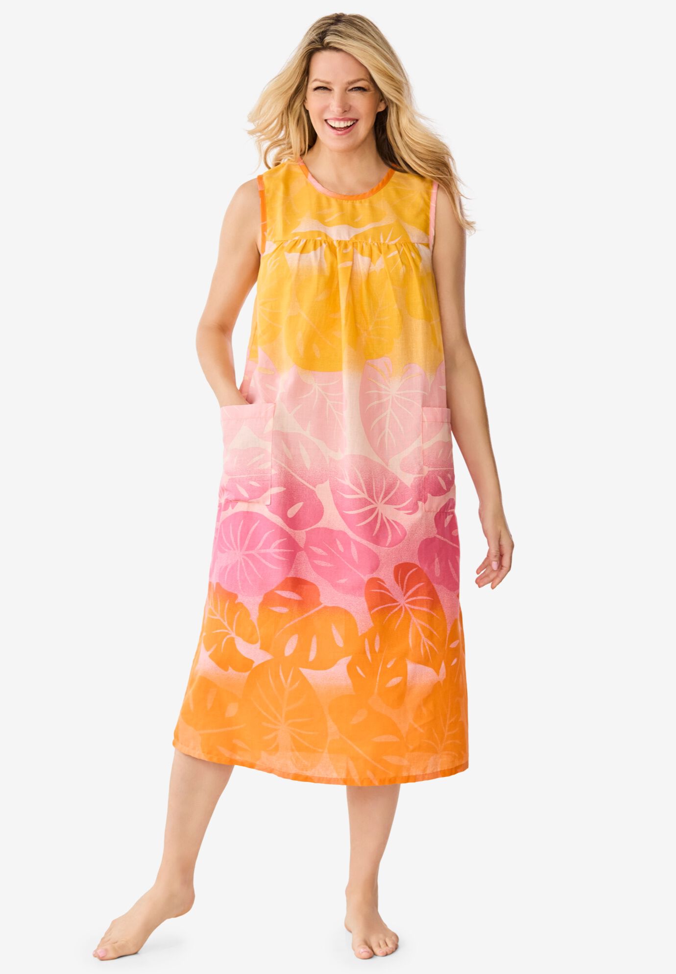 Woman within house dresses outlet