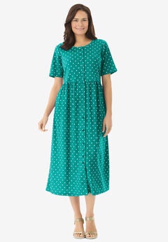 Button-Front Essential Dress