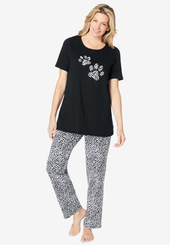 Graphic Tee PJ Set