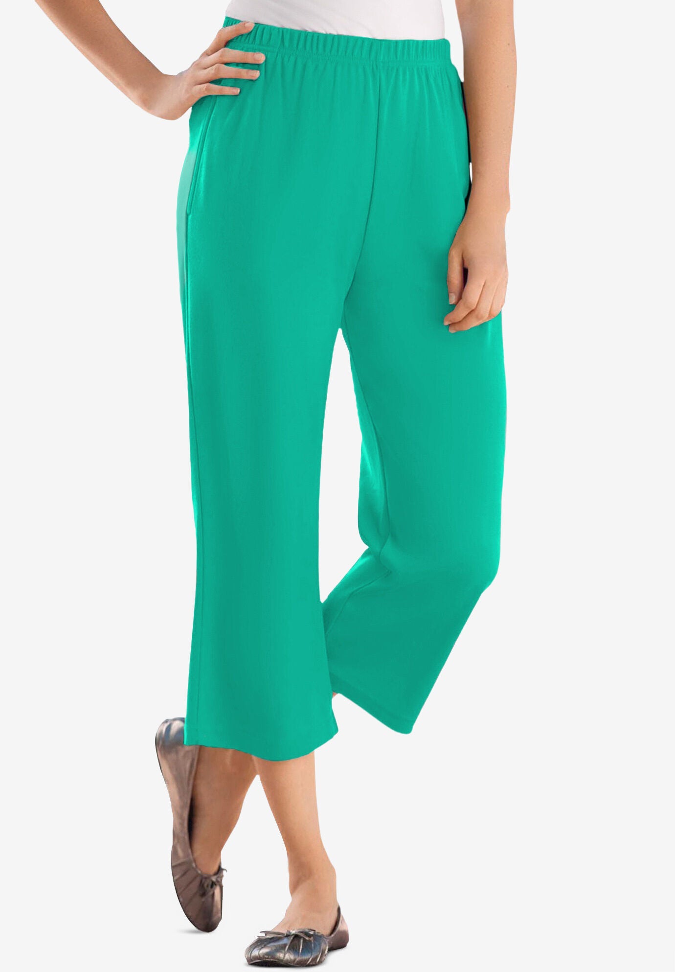Woman within capri pants clearance