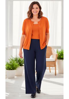 Perfect Elbow-Length Sleeve Cardigan Sweater