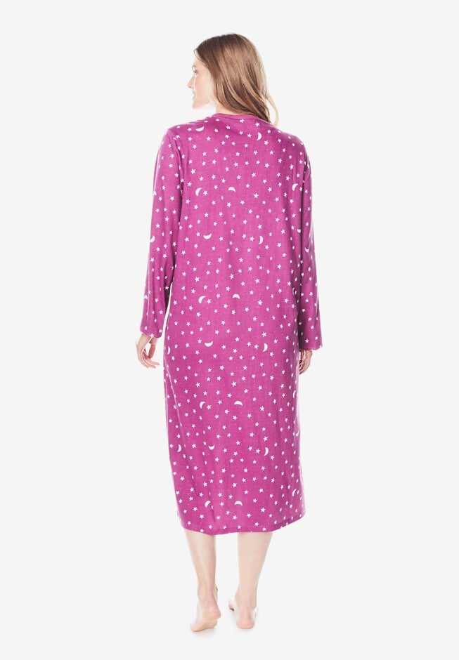 Long-Sleeve Sleepshirt 2-Pack , , on-hover image number null