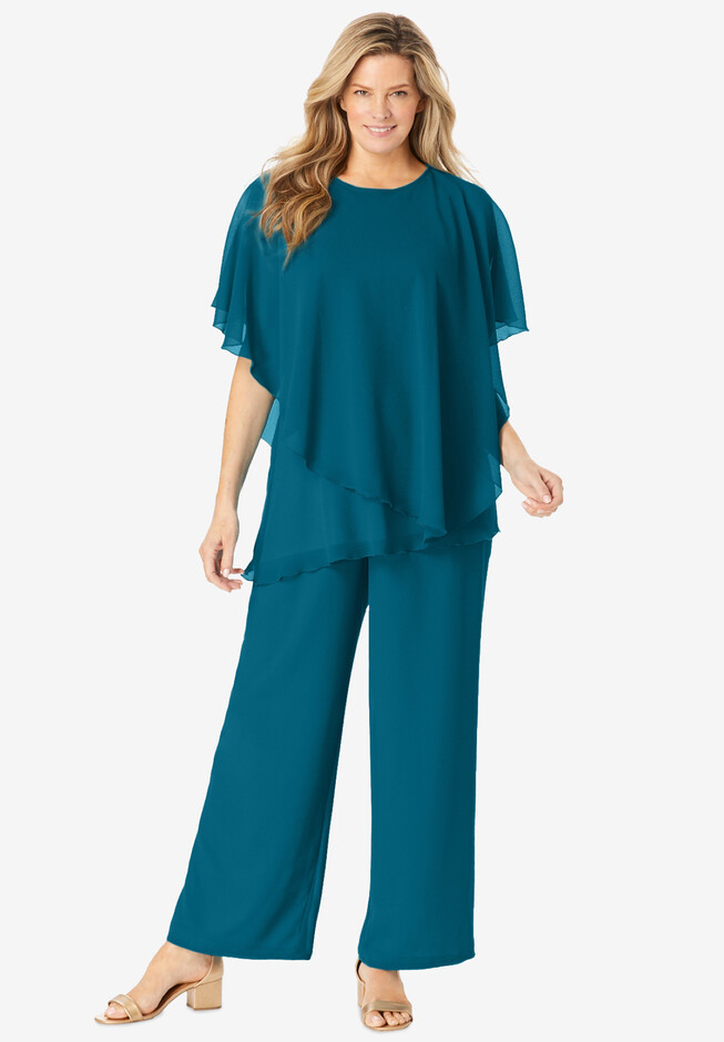 Tiered Top Pant Set | Woman Within