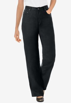 Perfect Relaxed All-Cotton Denim Five-Pocket Jeans